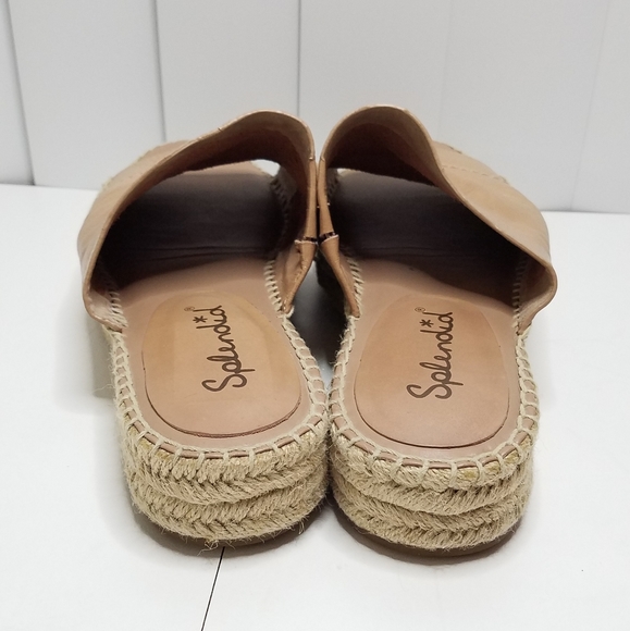 Splendid tan platform leather espadrille size 10 - Picture 3 of 8